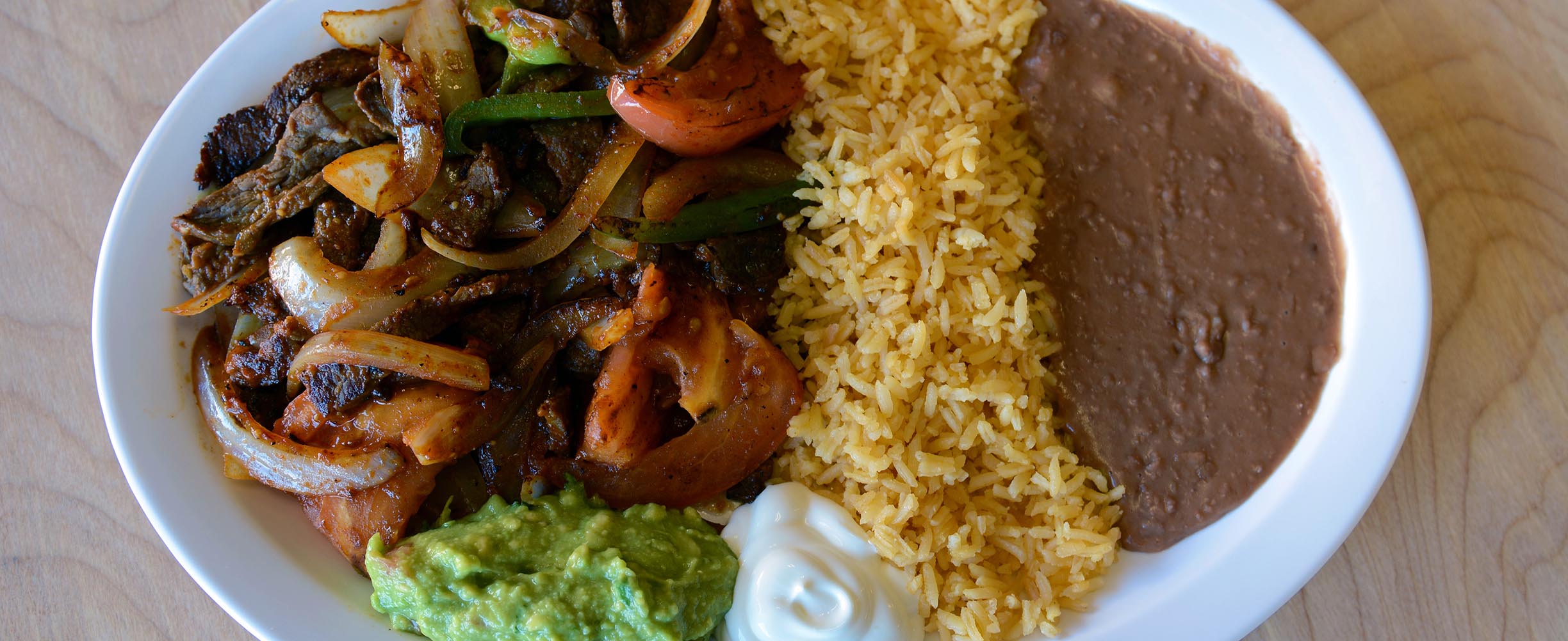 Mexican dishes for lunch and dinner, order online for pickup.